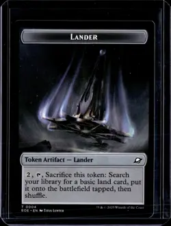 Robot 10 / Lander 4 - Token - EOE - NM - MTG Magic the Gathering - Image 2