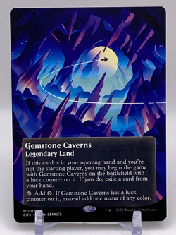 MTG: Edge of Eternities: Gemstone Caverns (Borderless) (Regular/Non Foil) M#61 - Image 1