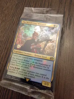 The Wandering Minstrel -Foil Light Play MTG Promos: Prerelease Card PROMO - Image 1