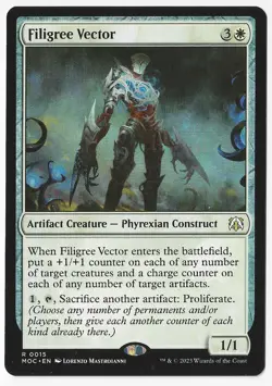 MTG "Filigree Vector" NM March of the Machine Commander MOC - Free Shipping - Image 1