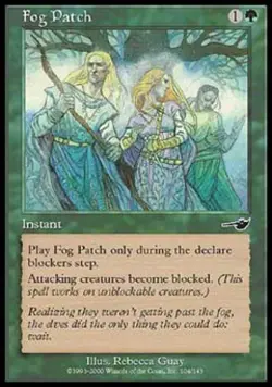 Fog Patch - Medium Play MTG Nemesis - Image 1