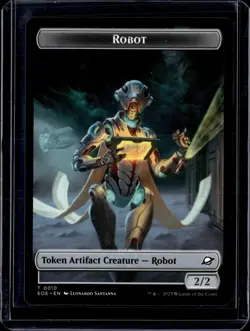 Robot 10 / Lander 6 - Token - EOE - NM - MTG Magic the Gathering - Image 1
