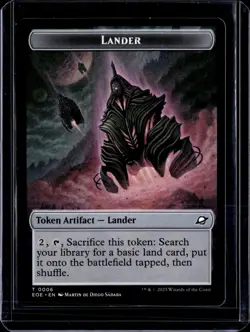 Robot 10 / Lander 6 - Token - EOE - NM - MTG Magic the Gathering - Image 2