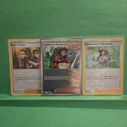 Pokemon TCG Holo/Reverse Holo Trainer Cards Lot (3)Gym trainer/support/guidance - Image 1