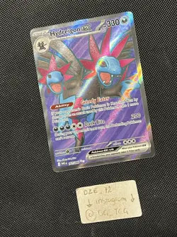 Pokemon White Flare - Hydreigon Ex - 161/086 - Full Art Rare - M/NM - Image 3