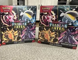 Pokemon Scarlet & Violet Paldean Fates Sealed Booster Bundle, Lot of 2 - Image 1