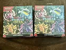 Pokemon Scarlet & Violet Paldean Fates Sealed Booster Bundle, Lot of 2 - Image 1