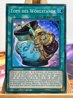 Topf Des Wohlstands RA01-DE066 Super Rare Deutsch EX YUGIOH - Image 1