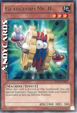 GEARGIANO MK-II • (Ingranaggiano Mk-Ii) • Rara • REDU EN027 • 1Ed • Yugioh! - Image 1