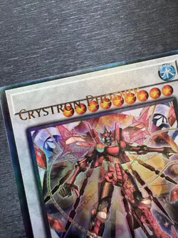 YuGiOh! Crystron Phoenix RA04 - Error Misprint Name Shift 1st Edition Near Mint - Image 3