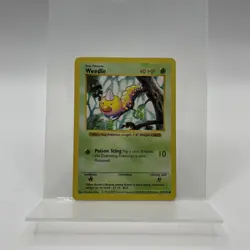 Shadowless Weedle 69/102 Common Base Set Pokemon Card - Image 1