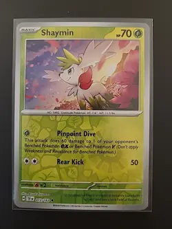 Shaymin 013/162 Temporal Forces Uncommon Reverse Holo Pokemon Card Near Mint - Image 1