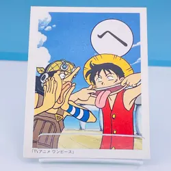 One Piece Karuta Luffy Playing Card SHOWA 2001 Vintage from Japan Rare F/S #へ - Image 3