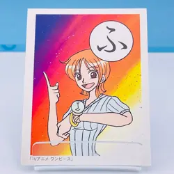 One Piece Karuta Nami Playing Card SHOWA 2001 Anime Vintage Japan Rare F/S #ふ - Image 3