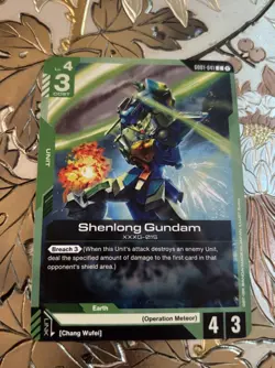 Gundam Card Game Singles GD01-041 C Shenlong Gundam New Type Rising - Image 1
