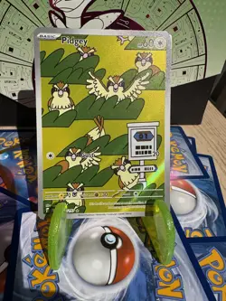Pidgey Full Art 207/197 Obsidian Flames Gold Star Rare Pokemon Card NM/Mint - Image 1