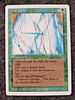 Wall of Ice Revised - Magic the Gathering Mint Never played MTG (DS3D1K6) - Image 1