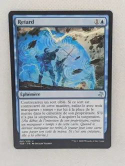 Delay Time Spiral Remastered ITALIAN "RETARD" MTG Magic: The Gathering rare NM - Image 1