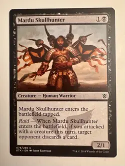 Magic the Gathering MTG Mardu Skullhunter (78) Khans of Tarkir LP - Image 1