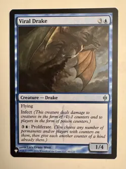 Viral Drake New Phyrexia Regular NM The List Mystery MTG Magic Card - Image 1