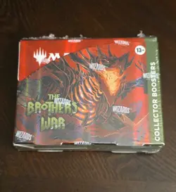 MTG The Brothers' War Collector Booster Box Sealed English Magic The Gathering - Image 1