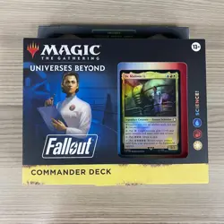 SCIENCE! FALLOUT COMMANDER DECK MAGIC THE GATHERING UNIVERSES BEYOND MTG - Image 1