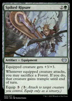 Spiked Ripsaw 220/277 Innistrad Crimson Vow MTG Magic the Gathering card - Image 1