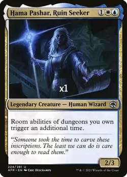 MTG Adventures in the Forgotten Realms AFR Hama Pashar, Ruin Seeker MINT - Image 1
