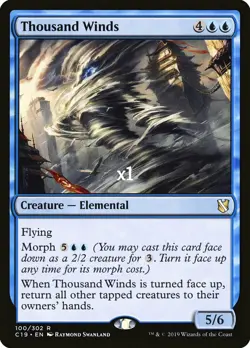 MTG Commander 2019 C19 Thousand Winds MINT - Image 1