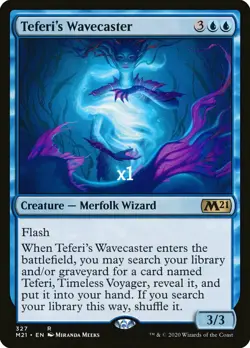MTG Core 2021 M21 Teferi's Wavecaster MINT - Image 1