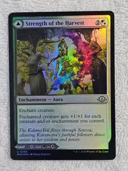 MTG Strength of the Harvest Modern Horizons 3 (MH3) #258 Magic Card U NM - Image 3