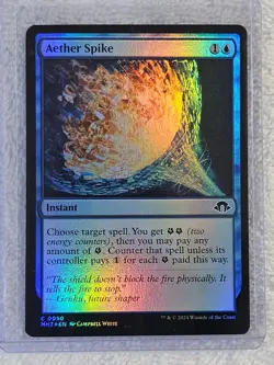 MTG Aether Spike FOIL Modern Horizons 3 (MH3) #50 Magic Gathering Card NM - Image 5