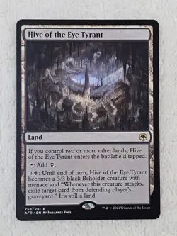 MTG Hive of the Eye Tyrant Adventures in the Forgotten Realms # 258 Rare NM - Image 1