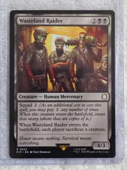 MTG Wasteland Raider #52 Universes Beyond: Fallout Magic Card Rare NM - Image 4