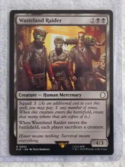 MTG Wasteland Raider #52 Universes Beyond: Fallout Magic Card Rare NM - Image 5