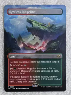 MTG Restless Ridgeline (Borderless) The Lost Caverns of Ixalan #350 Card Rare NM - Image 1