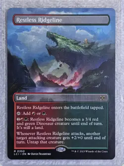 MTG Restless Ridgeline (Borderless) The Lost Caverns of Ixalan #350 Card Rare NM - Image 4