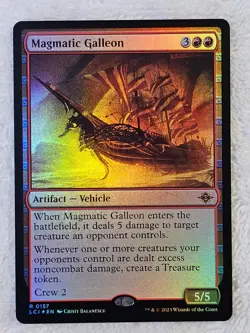 MTG Magmatic Galleon FOIL - The Lost Caverns of Ixalan #157 Magic Card Rare NM - Image 2