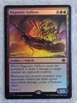 MTG Magmatic Galleon FOIL - The Lost Caverns of Ixalan #157 Magic Card Rare NM - Image 4
