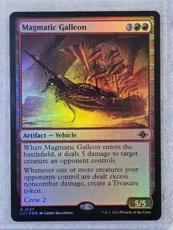 MTG Magmatic Galleon FOIL - The Lost Caverns of Ixalan #157 Magic Card Rare NM - Image 5