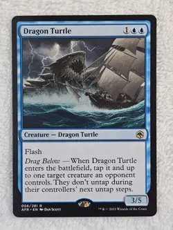MTG Dragon Turtle Adventures in the Forgotten Realms #56 Card Rare NM - Image 2