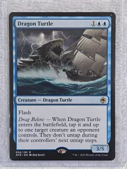 MTG Dragon Turtle Adventures in the Forgotten Realms #56 Card Rare NM - Image 4