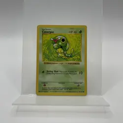 Pokemon Cards: Base Set Shadowless Common: Caterpie 45/102 - Image 1