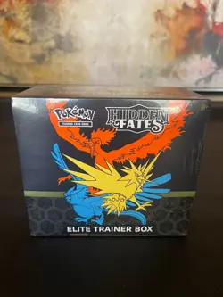 2019 Pokemon TCG - Sun & Moon Hidden Fates Elite Trainer Box Factory Seal - Image 1