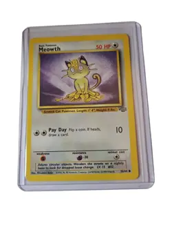 🔥Pokemon TCG - 1st Edition - Meowth 56/64 - Jungle Set 1999 - Dutch - Image 1