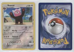 Bewear Reverse Foil Pokemon Sun & Moon Burning Shadows #111 2o7 - Image 3