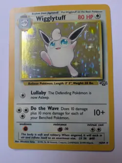 Wigglytuff 16/64 Pokemon Jungle Holo Rare LP - Image 4