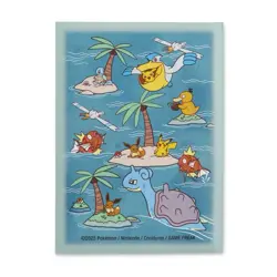 Pokemon Center Exclusive - Pokemon Sunny Sea Card Sleeves (65 Sleeves) - New ☀ - Image 2