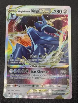 Origin Forme Dialga Vstar SWSH256 Black Star Promo Holo Card Pokemon TCG NM - Image 1
