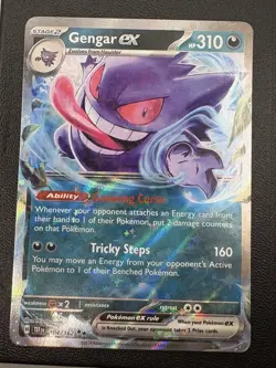 Gengar Ex TEF 104/162 Temporal Forces Double Rare Holo Card Pokemon TCG NM - Image 1